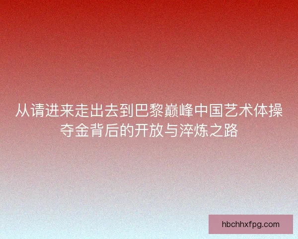 从请进来走出去到巴黎巅峰中国艺术体操夺金背后的开放与淬炼之路